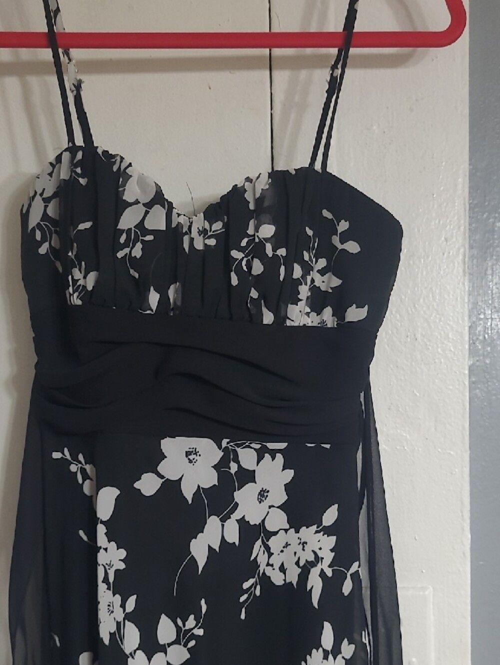 Speechless Black and White Floral  Dress, Size 3 - Picture 2 of 7